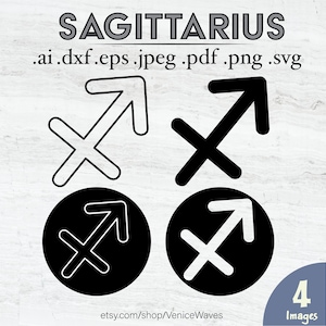 Sagittarius SVG, Sagittarius Cut File, Sagittarius Clipart, Sagittarius PDF, Sagittarius Download, Digital Download, Instant Download