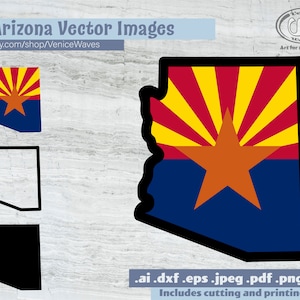 Arizona SVG, Arizona Cut File, Arizona Clipart, Arizona PDF, Arizona Download, Digital Download, Instant Download, Cricut Files, Silhouette