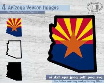 Arizona SVG, Arizona Cut File, Arizona Clipart, Arizona PDF, Arizona Download, Digital Download, Instant Download, Cricut Files, Silhouette