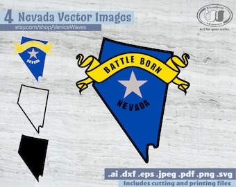 Nevada SVG, Nevada Cut File, Nevada Clipart, Nevada PDF, Nevada Download, Digital Download, Instant Download, Cricut Files, Silhouette Files