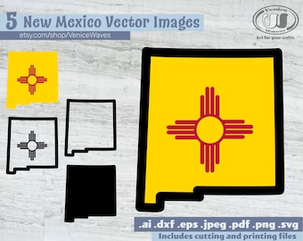 New Mexico SVG, New Mexico Cut File, New Mexico Clipart, New Mexico PDF, Colorado Download, Digital Download, Instant Download, Cricut Files