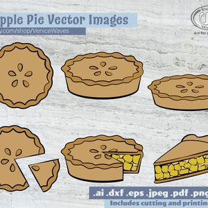 Apple Pie SVG, Apple Pie Cut File, Apple Pie Clipart, Apple Pie PDF, Cherries Download, Digital Download, Instant Download, Cricut Files