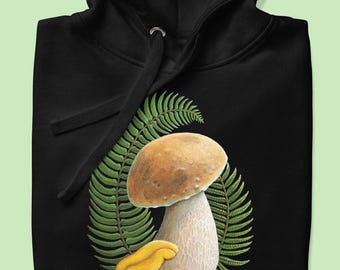 Mushroom Forager Hoodie, Vintage Forest Fungi Sweatshirt, Mushroom Sweater, Forest Fungi Merch