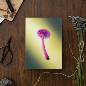 Amethyst Betrüger Art Print, Pastellkunst