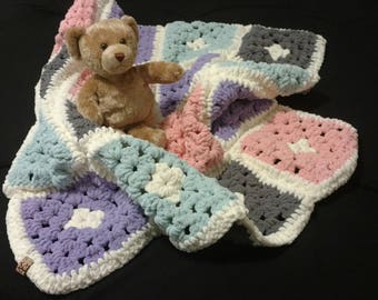 Multi-Color Baby Girl Blanket