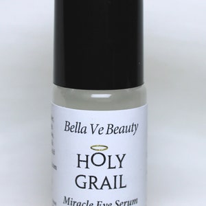 Bella Ve Beauty Miracle Eye Serum is formulated with 100% pure organic plant-based ingredients to reduce inflammation soften wrinkles and fine lines, lightens dark circles and heals the skin. 
Available in 1/6 oz. roller bottle