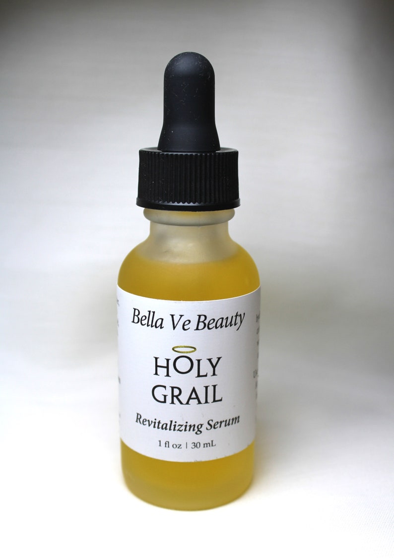 Revitalizing Anti Aging Serum is 100% organic, plant-based for wrinkles, fine lines, firm, moisturize, lighten, repair, scars, burns, sun damaged skin, acne, rosacea and more. For all ages and skin types.

REVITALIZING SERUM: 1 oz. dropper bottle