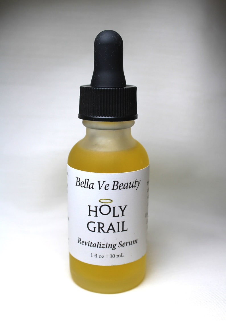 Revitalizing Anti Aging Serum is 100% organic, plant-based for wrinkles, fine lines, firm, moisturize, lighten, repair, scars, burns, sun damaged skin, acne, rosacea and more. For all ages and skin types.

REVITALIZING SERUM: 1 oz. dropper bottle