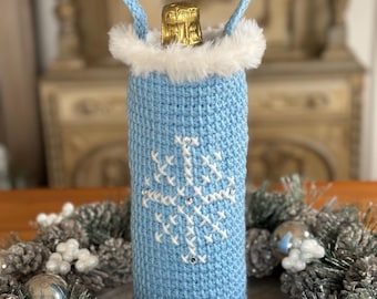 Wine Bottle Gift Bag Crochet Pattern