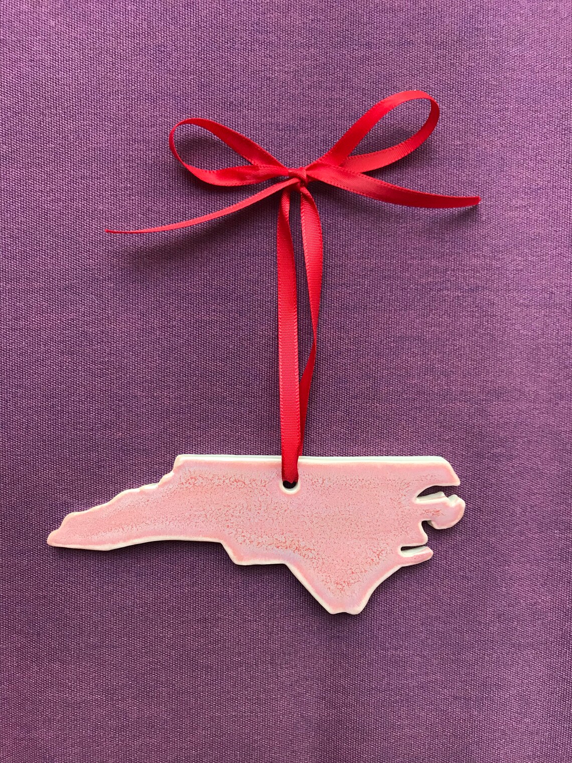 North Carolina Ornament Christmas Ornament Handmade NC Etsy
