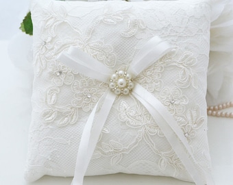 wedding ring pillow We Do ring pillow Ring bearer pillow wedding pillow embroidered pillow BRP1 Personalized ring bearer pillow