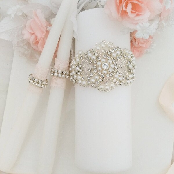 Lace Candle Holder Etsy