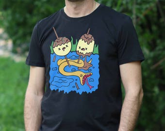 Princess Bubblegum Rock shirt Adventure Time tshirt Gift Tshirt Finn and Jake Tshirt men's T-shirt Marceline t shirt gift for men