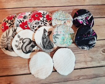 Reusable facial cloths, cleansing, makeup remover cloth