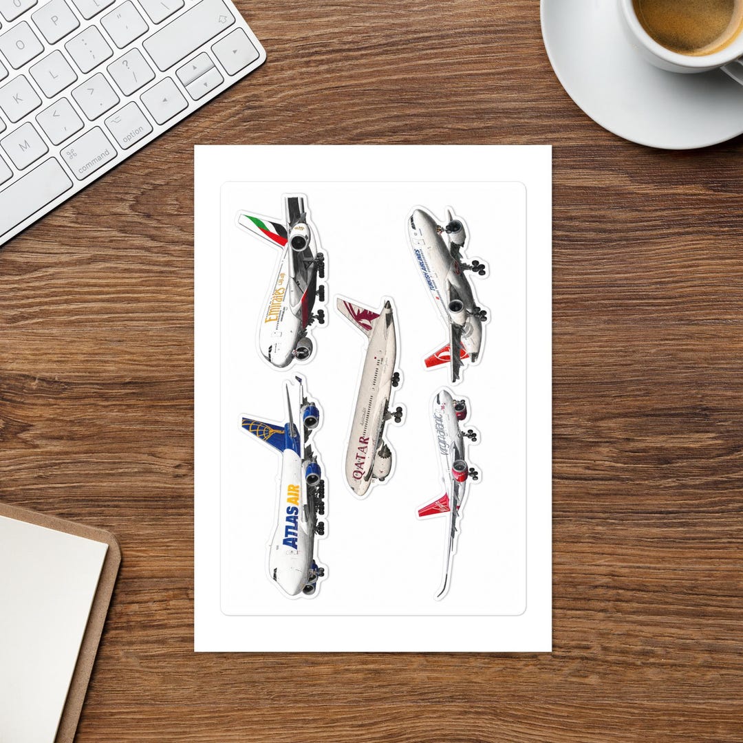 Widebody Aircraft Sticker Pack - Etsy