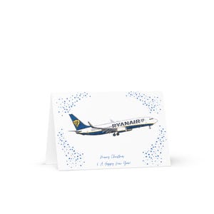 Biglietto d&#39;auguri Ryanair 737-800