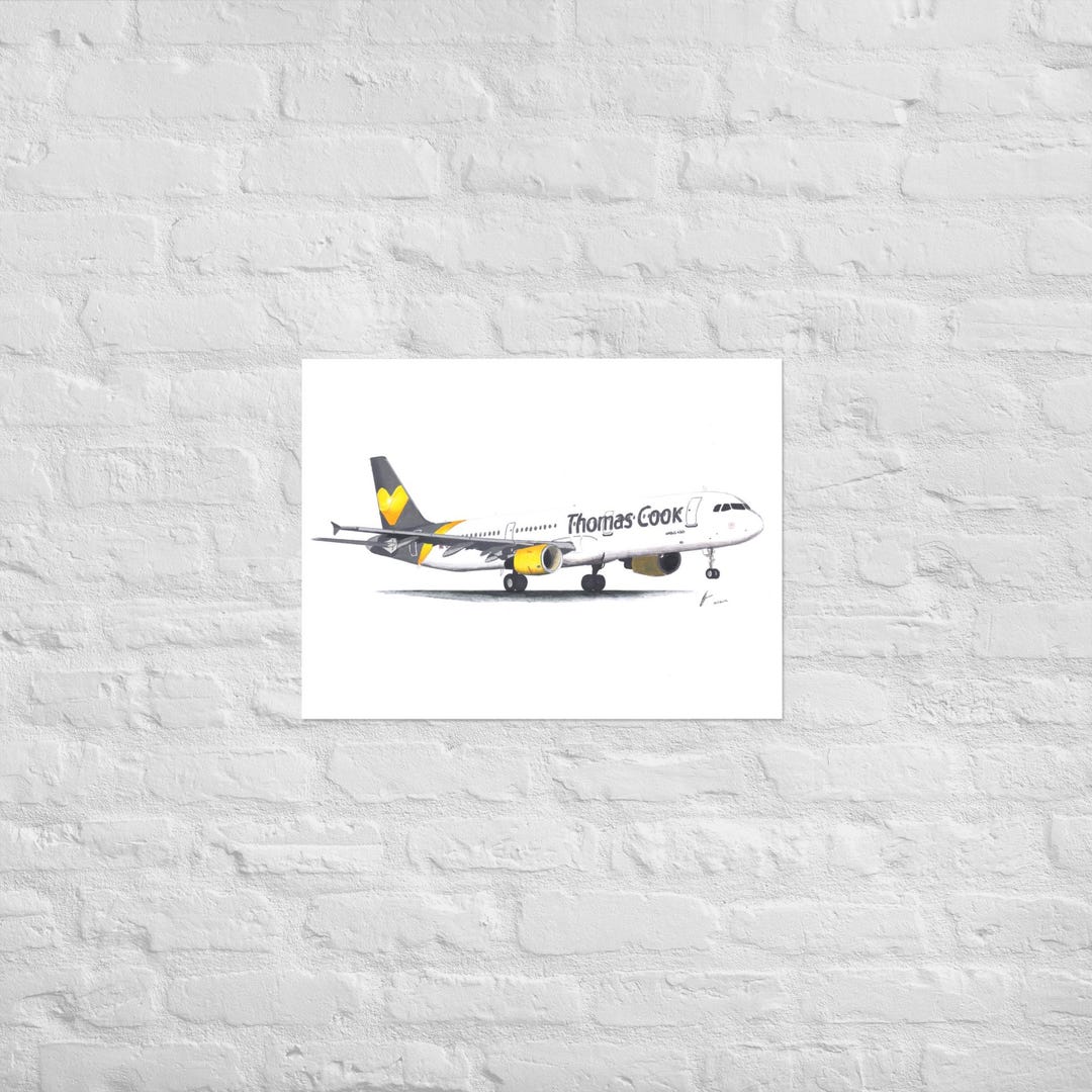Thomas Cook Airbus A321 Aviation Art Print - Etsy
