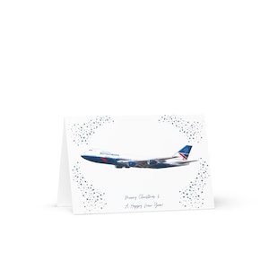 British Airways 747-200 Landor Greeting card