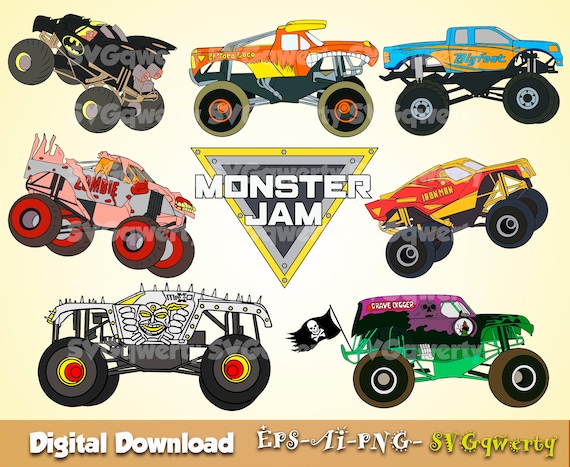 Free Free 214 Monster Truck Logo Svg SVG PNG EPS DXF File