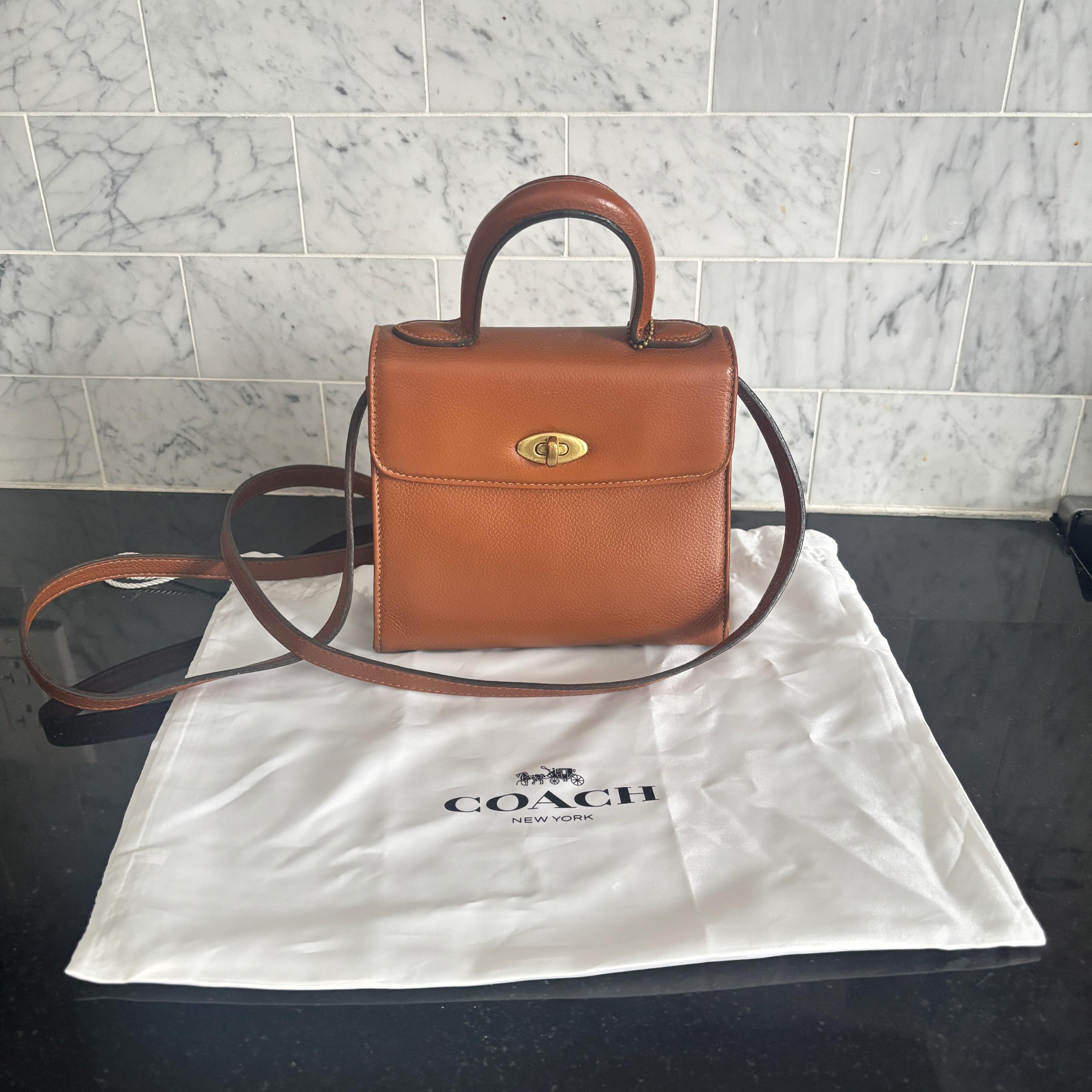 Vintage COACH Madison Gracie Leather Mini #4413 Top Handle Satchel