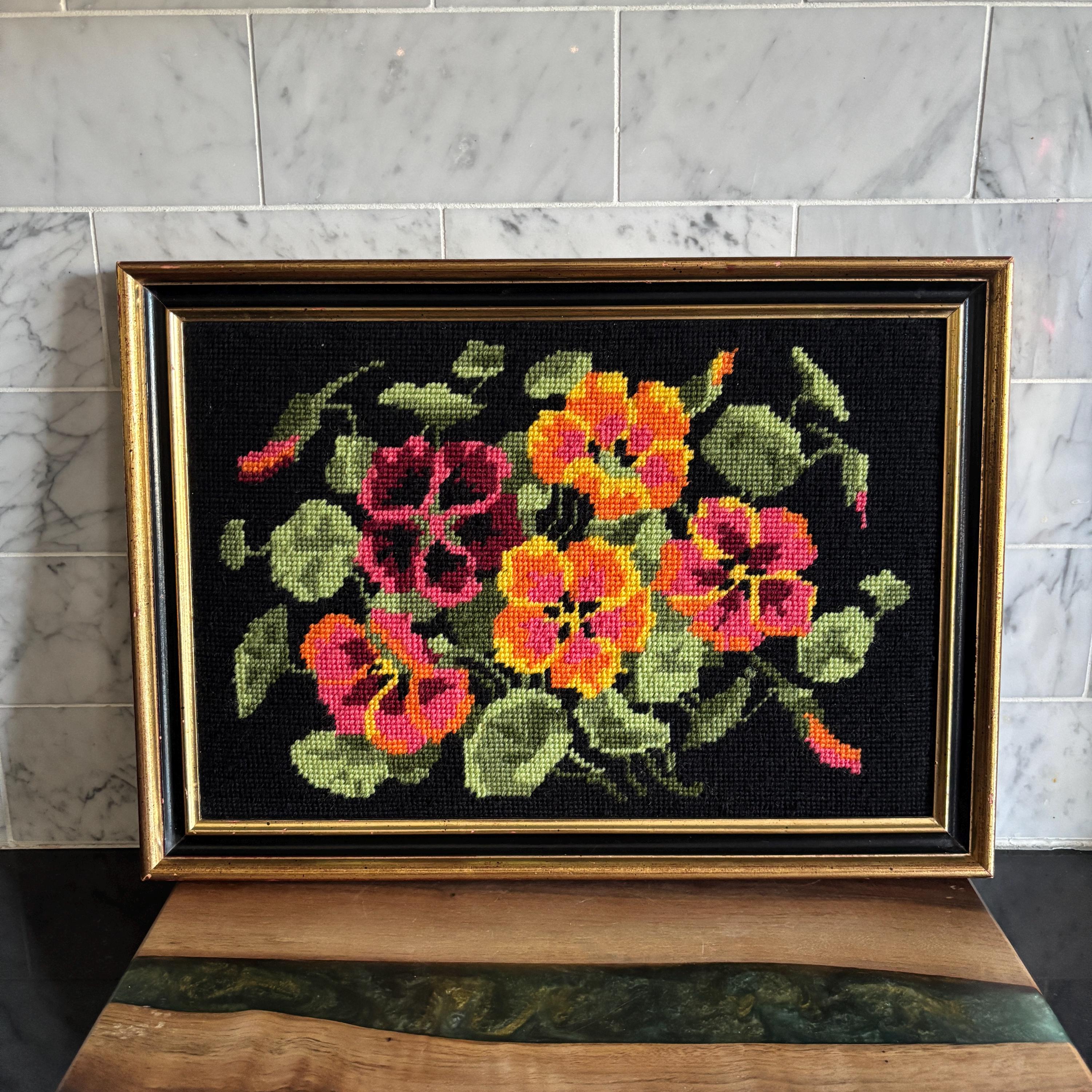 ヨーロッパアート　額縁セット　NEEDLEPOINT Vintage ヨーロッパアート 額縁セット NEEDLEPOINT Vintage Vintage