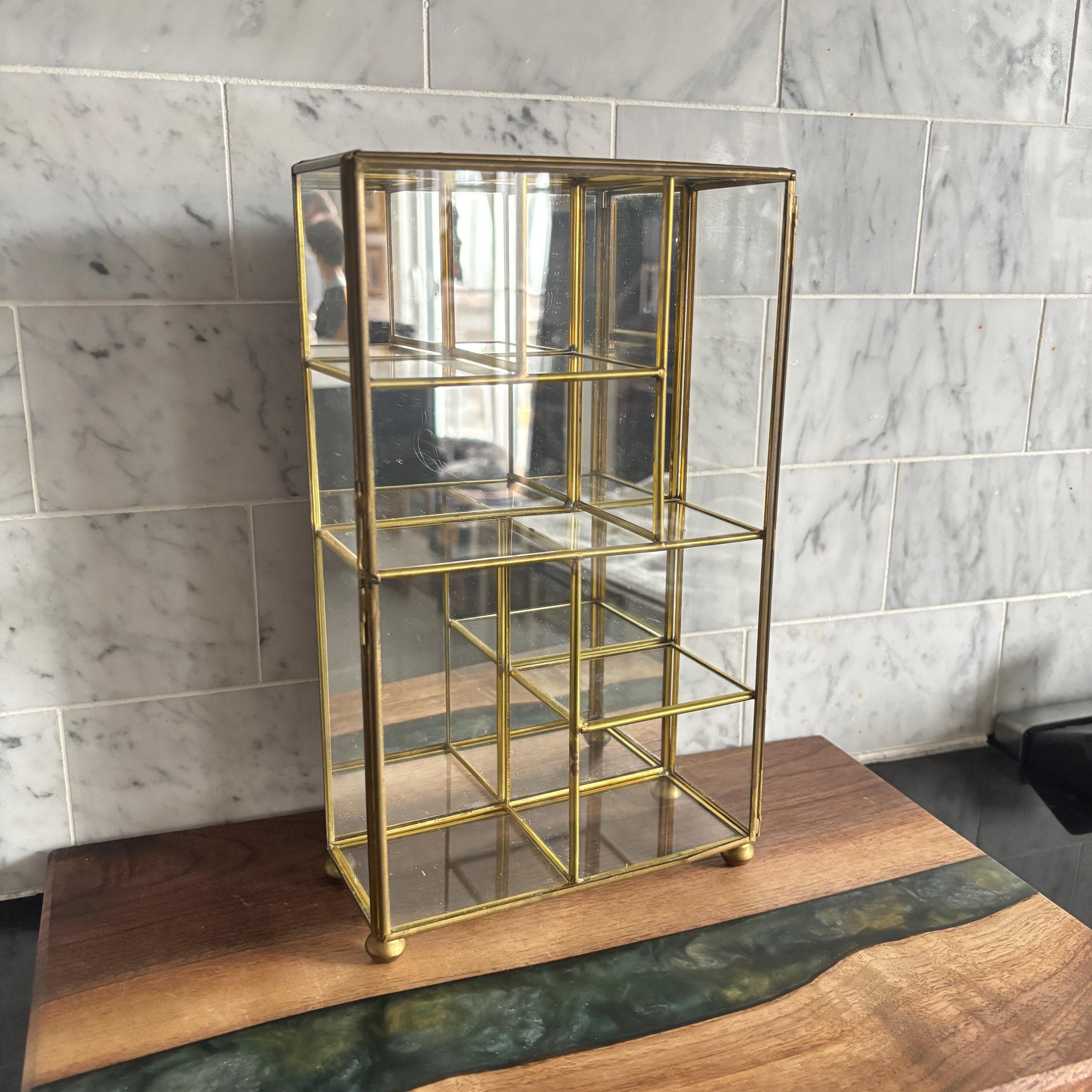 ヴィンテージ glass shelf Vintage Glass Shelf - Etsy Canada