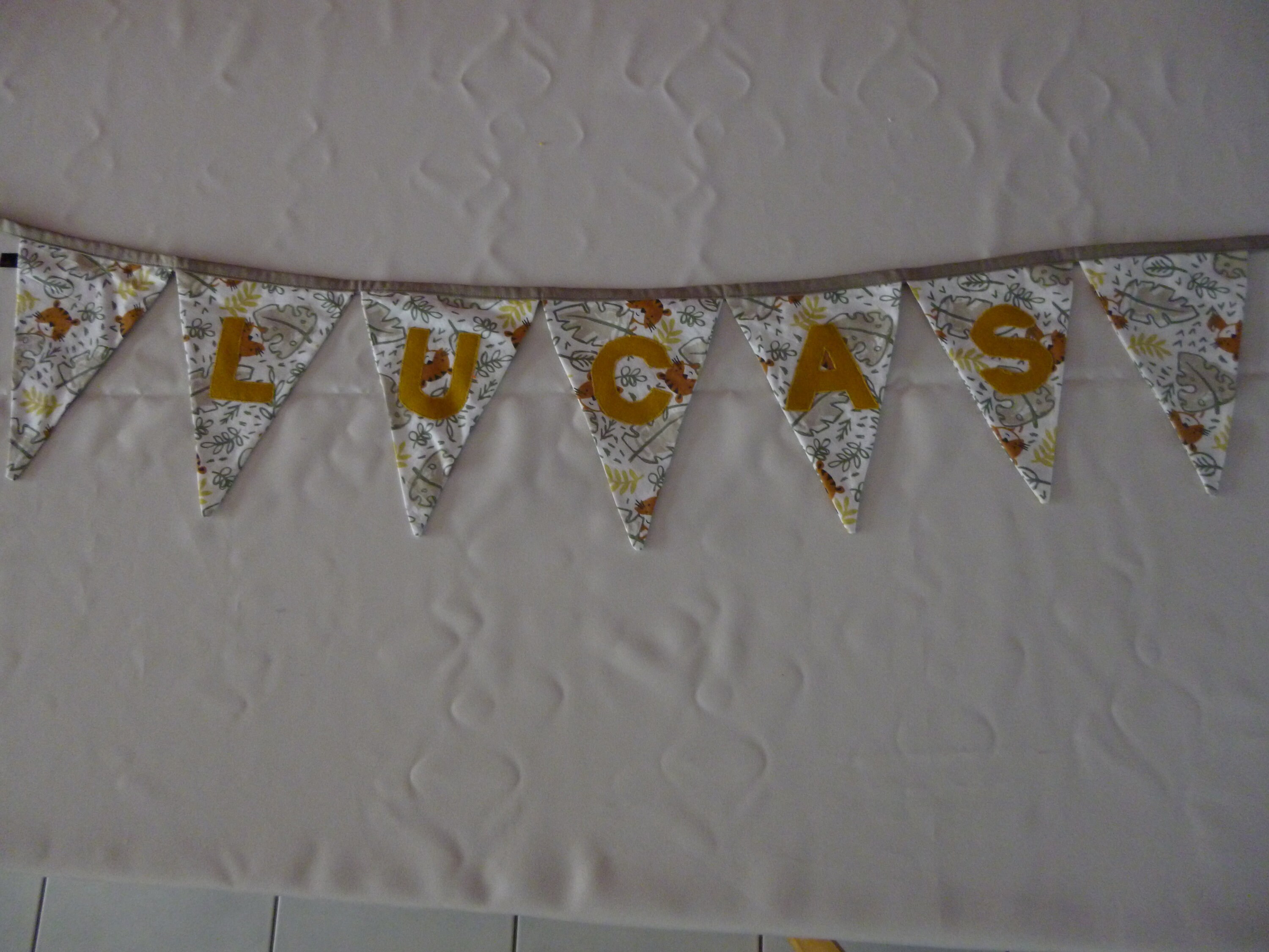 Guirlande Fanion Prénom Lucas