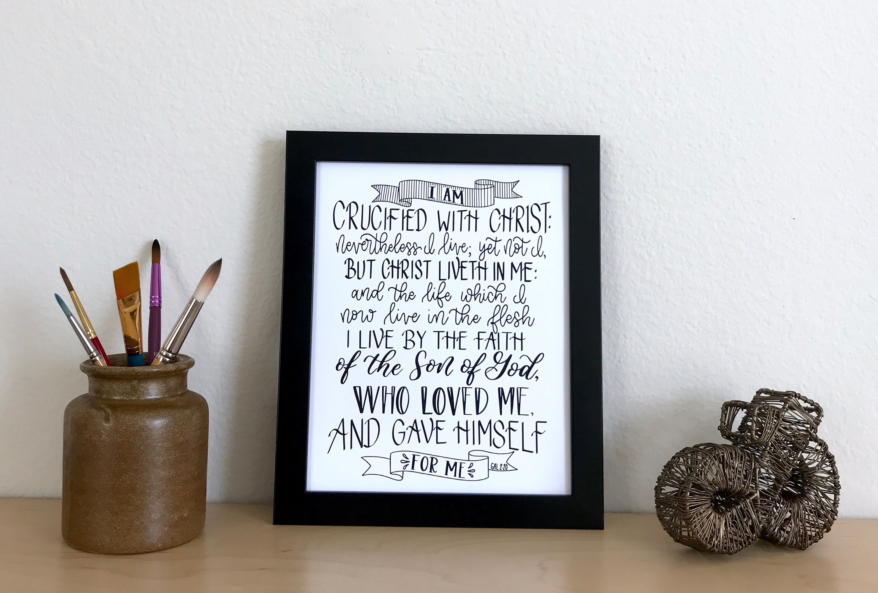 Framed script. Framed script