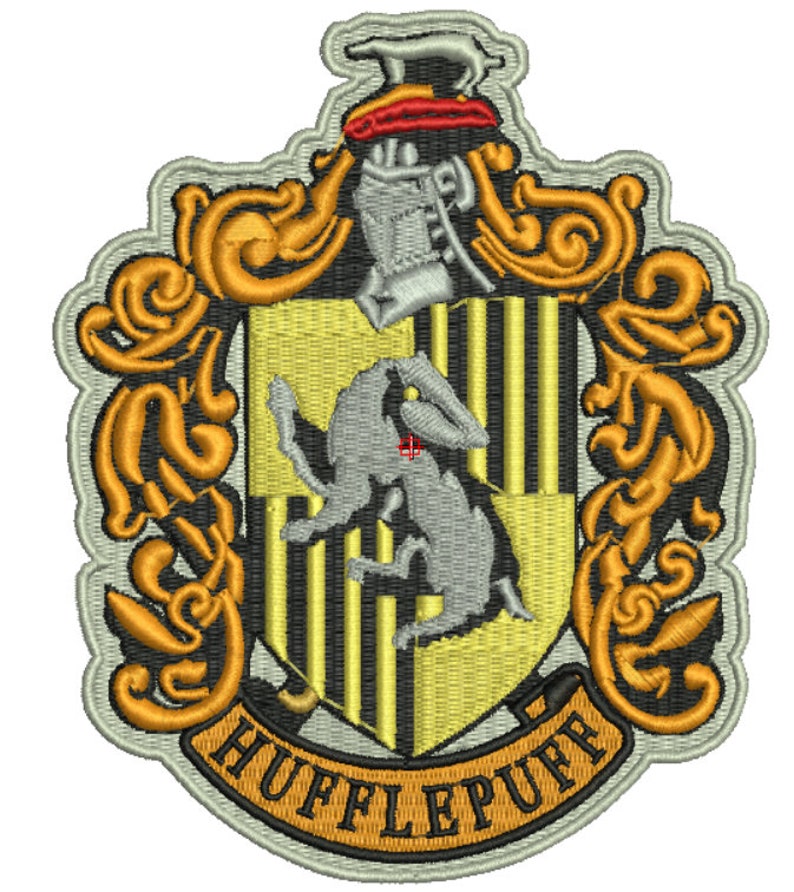 Hufflepuff Crest Harry Potter Machine Embroidery Design File | Etsy