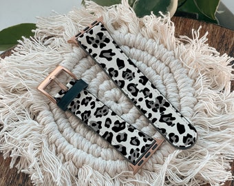 Leopard Animal Print Apple Watch Band For Series 3 4 5 6 7 8 9 SE 38mm 40mm 41mm 42mm 44mm 45mm Apple Watch Straps For Women