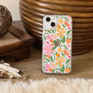 Flower Market Phone Case For iPhone 17 16 15 14 13 7 8 SE Galaxy S26 S25