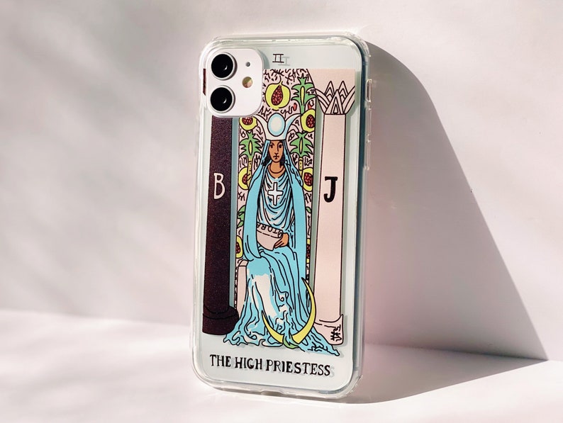 The High Priestess Tarot Card Phone Case For iPhone 13 12 Mini  7 8 SE 2022 iPhone X XR Case Witchy Case The Urban Flair 