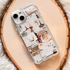French Mood Board Collage Phone Case For iPhone 17 16 15 14 13 Pro 12 11 7 8 SE S25 S24 Aesthetic Paris France Inspired MagSafe Case
