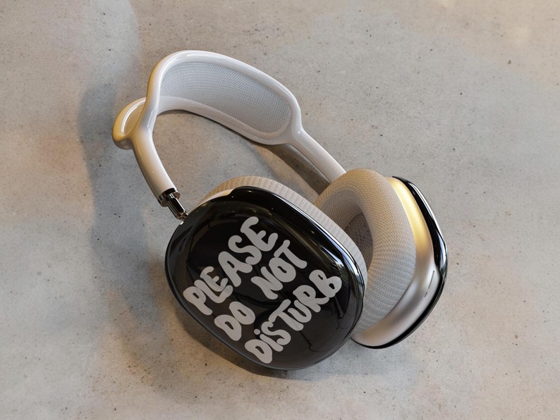 Please Do Not Disturb AirPods Max Case | Snap On Air Pods Max Cover | Protective Case For New AirPods Max Headphones With Funny Design