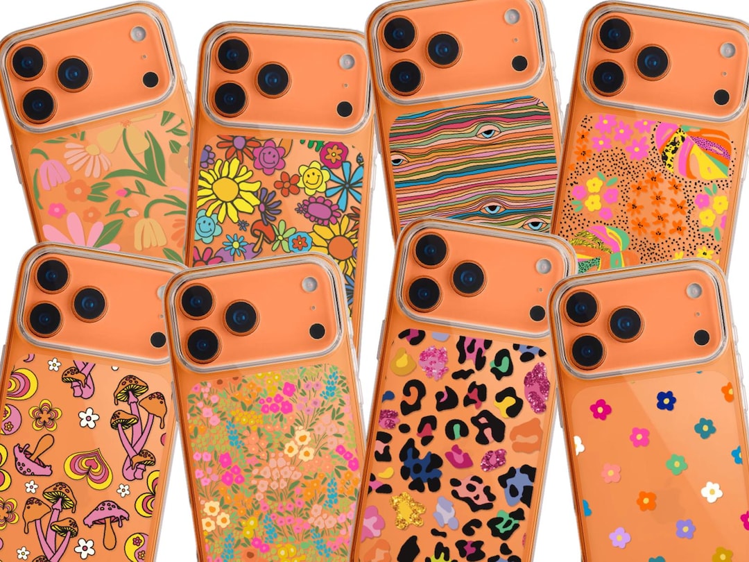 Aesthetic Phone Case for New Cosmic Orange iPhone 17 Pro and 17 Pro Max,  Best Clear Cases With Designs by the Urban Flair - Etsy