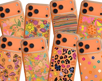 Aesthetic Phone Case For New Cosmic Orange iPhone 17 Pro and 17 Pro Max, Best Clear Cases With Designs by The Urban Flair