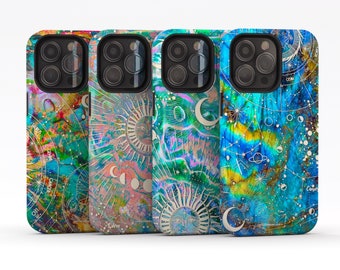 Mystic Abalone Shell Print Phone Case For iPhone 17 16 15 14 13 7 8 SE Galaxy S26 S25 Google Pixel 10 9 8