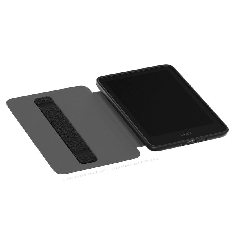 Kindle-skal med sköldpaddsmönster – Saffiano-läderfodral för 11:e generationen, Paperwhite 11:e och 12:e generationen (6", 6,8", 7") och Colorsoft bild 6