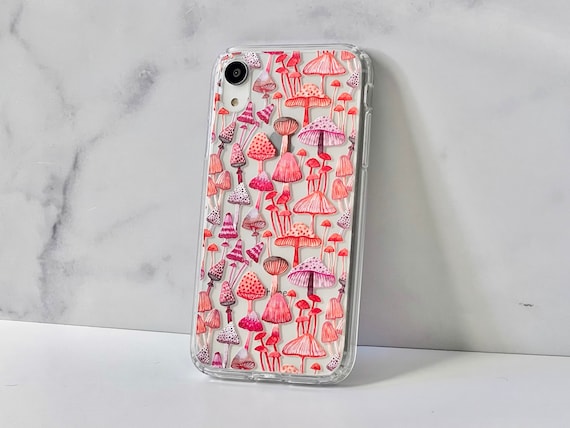 Coral Mushrooms Case For Iphone 14 Plus 13 Pro Max 12 Mini Xr Etsy