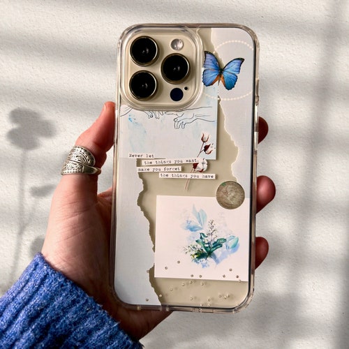 Blue Terracotta Modern Collage Phone Case for Iphone 13 12 - Etsy