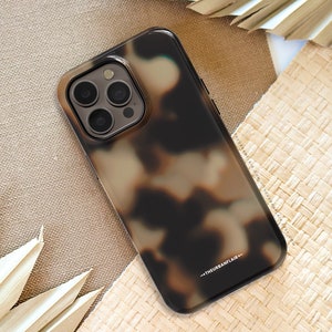 Tortoise Shell Print Phone Case For iPhone 16e 15 Pro 14 13 12 Pro Max XR XS Max 7 8 Plus SE Tough Galaxy S25 Google Pixel 9 8 Pro