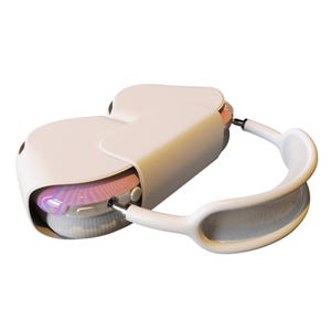 Trippy Glitch Print AirPods Max Case | Snap On Air Pods Max Cover | Protective Case For AirPods Max Headphones With Aesthetic Design