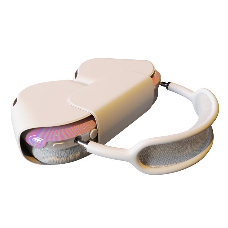 Trippy Glitch Print AirPods Max Case | Snap On Air Pods Max Cover | Protective Case For AirPods Max Headphones With Aesthetic Design