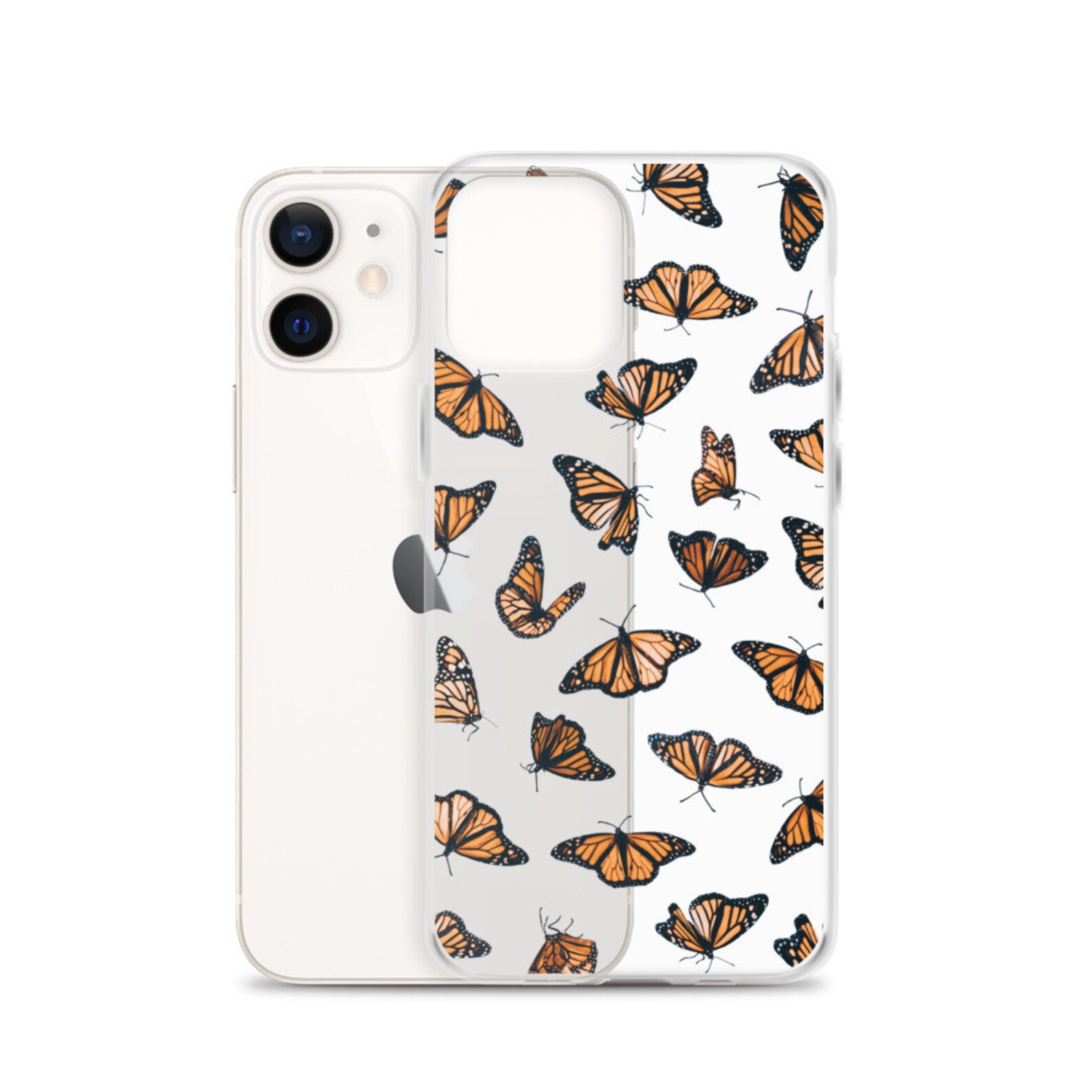 Cute Monarch Butterfly Case For iPhone 12 Mini 11 Pro Max 7 8 Etsy