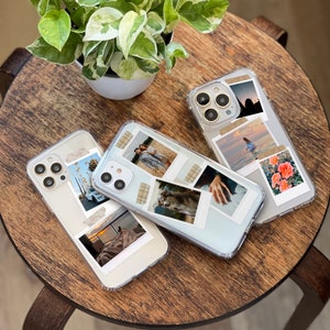Custom Pictures Clear Phone Case For iPhone 16 15 14 13 12 Mini SE 7 8 XR S25 S24 Gift Idea Add Photos/Memories To Phone Case Personalizable