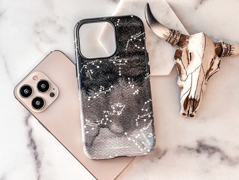 Aesthetic Zodiac Constellations Phone Case For iPhone 15 14 13 Pro 12 Mini 11 XR XS Max 7 8 SE Galaxy S24 S23 Pixel 8 Pro Astrology Design image 5