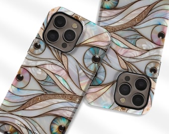 Pastel Eyes Stained Glass Print MagSafe Phone Case For iPhone 17 16 15 14 13