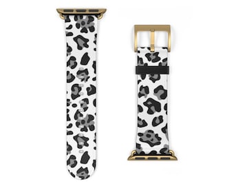 Leopard Animal Print Apple Watch Band For Series 1-12 SE Ultra 38mm 40mm 41mm 42mm 44mm 45mm 46mm 49mm Apple Watch Straps