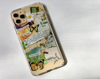 Aesthetic Collage Phone Case for iPhone 17 Air 16e 15 14 13 Pro