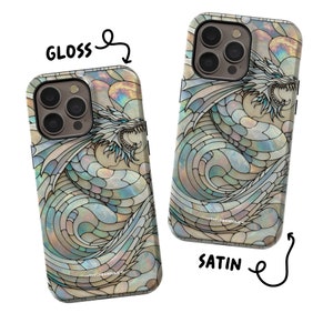 Year of the Dragon Stained Glass Illusion Print Tough Phone Case For iPhone 15 14 13 12 7 8 SE 2022 Galaxy S24 Google Pixel 7 Pro Bild 4